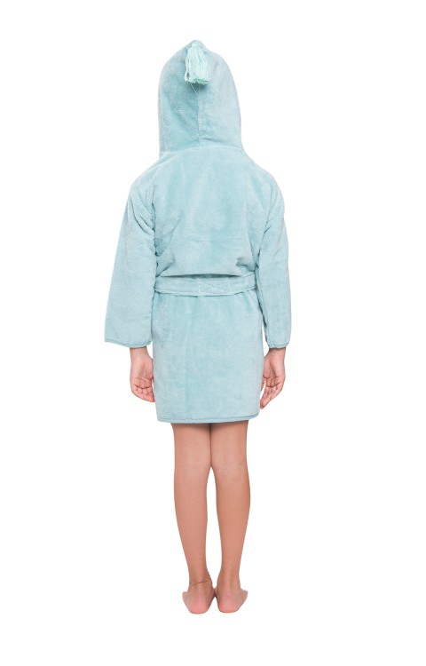 ÇOCUK BORNOZ BAMBU (0-2 Yaş  Yeşil)