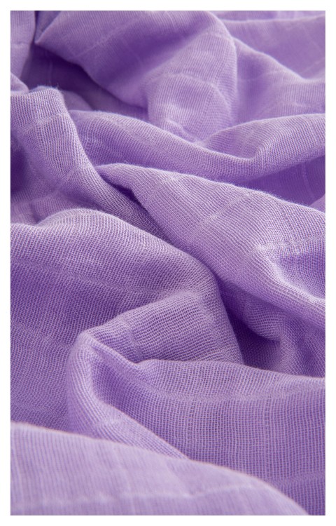 MÜSLİN ÇOCUK PANÇO (0-2 Yaş  Mor)