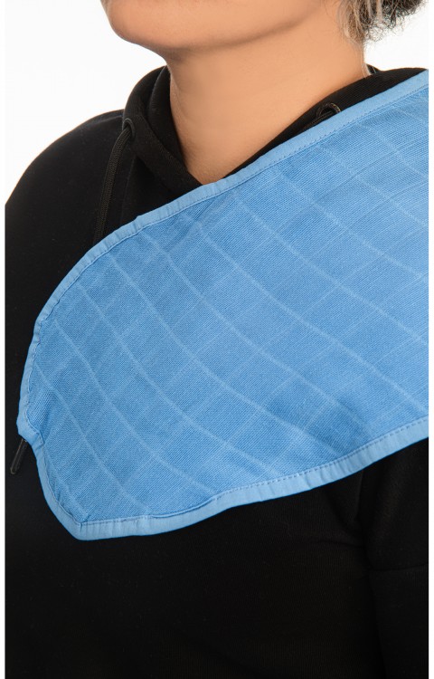 Müslin omuz bezi (  Mavi)