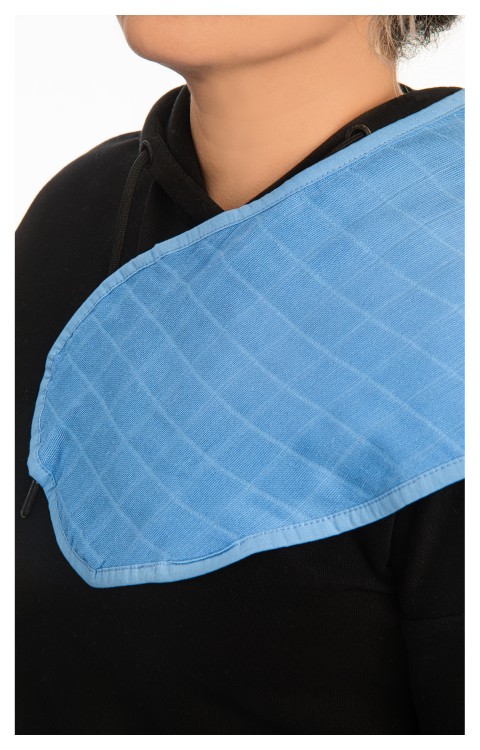 Müslin omuz bezi (  Mavi)