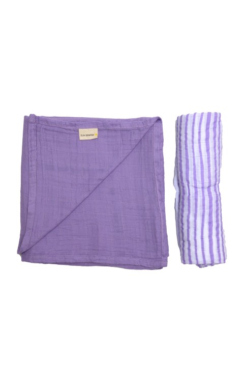 PAMUKLU BEBEK ÖRTÜSÜ ( 110 x 110 Mor) PAMUKLU BEBEK ÖRTÜSÜ ( 110 x 110 Mor)