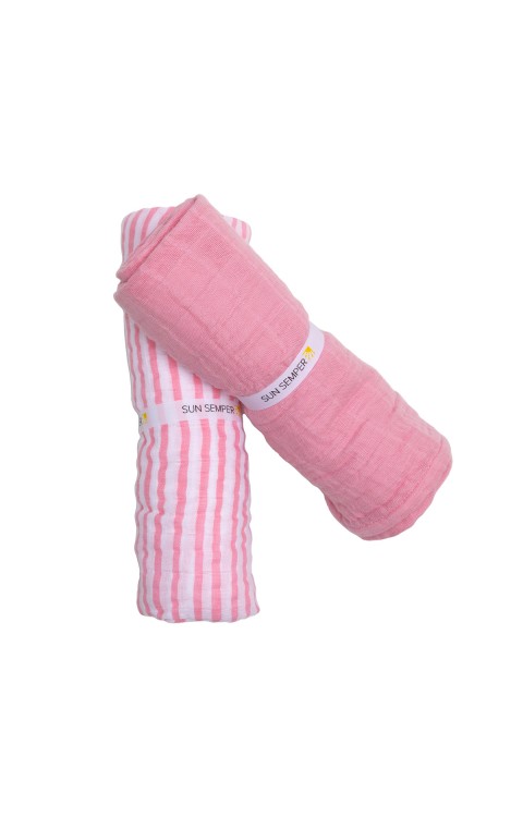 PAMUKLU BEBEK ÖRTÜSÜ ( 110 x 110 Pembe) PAMUKLU BEBEK ÖRTÜSÜ ( 110 x 110 Pembe)