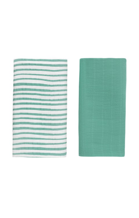 PAMUKLU BEBEK ÖRTÜSÜ ( 110 x 110 Yeşil)