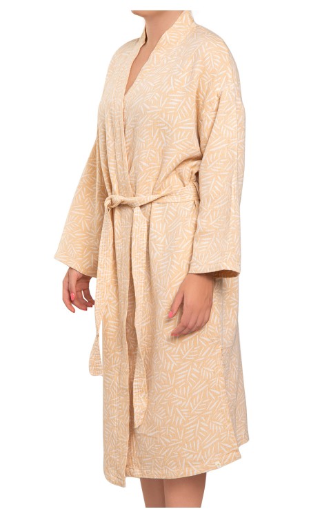 Yetişkin Bornoz Plaj Kıyafeti (S/M  Sarı)